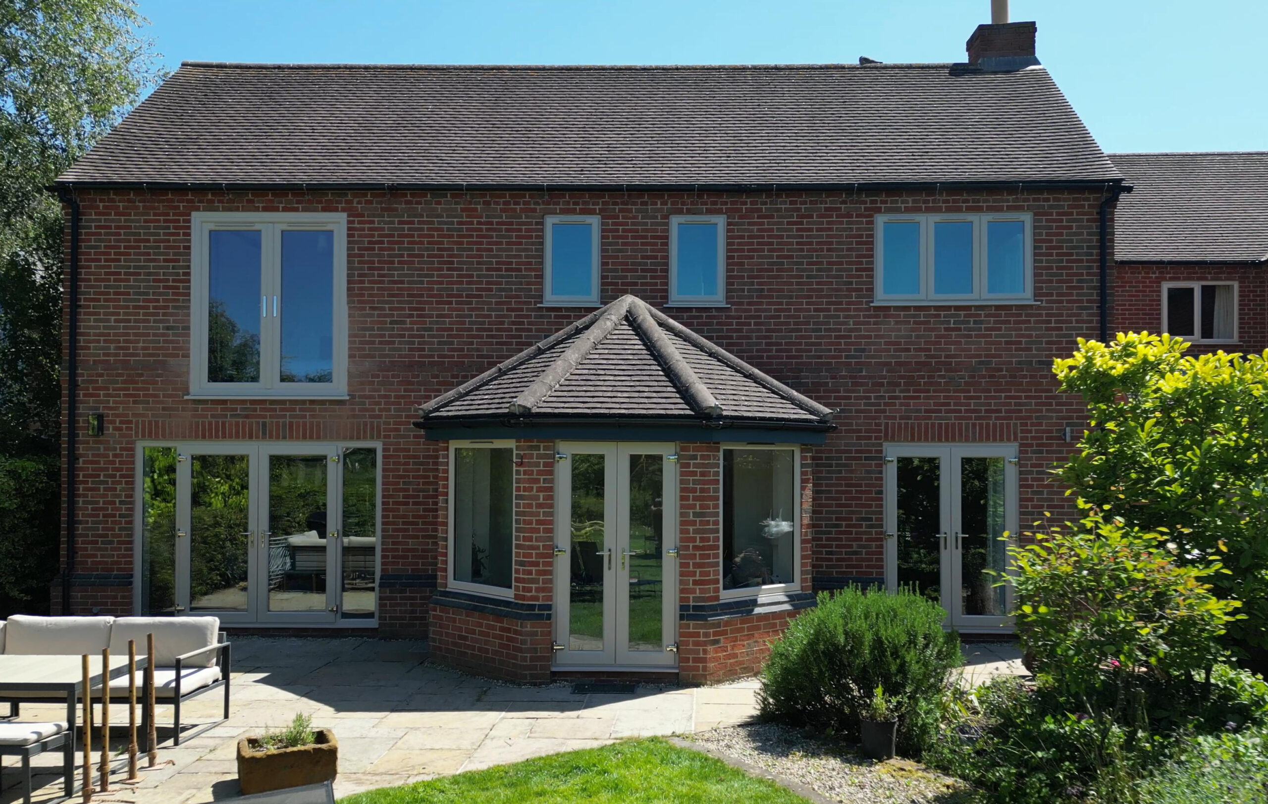 Aerial Photography of domestic house