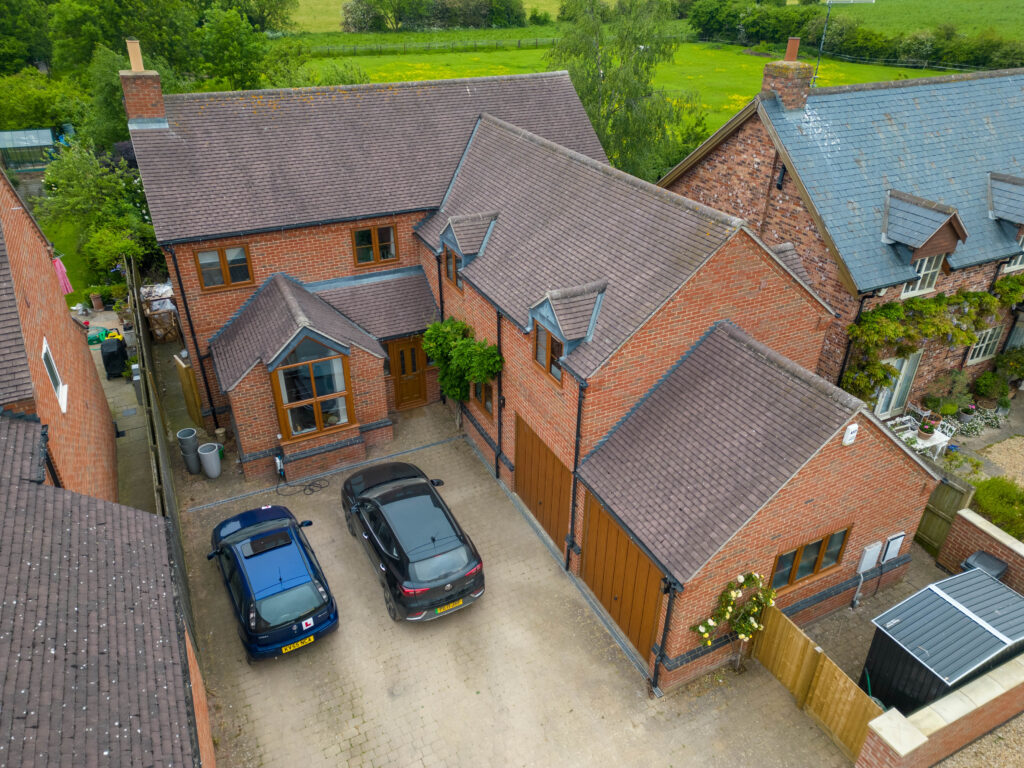 Aerial Photography of a domestic house