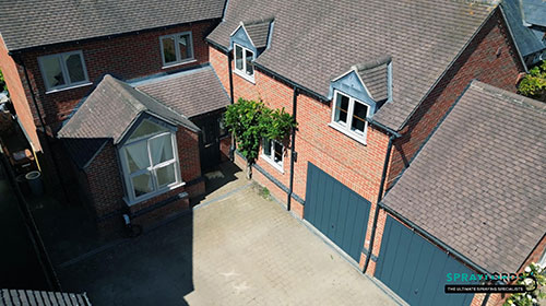 Aerial Photography of domestic house